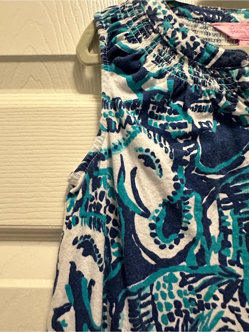 Lilly Pulitzer Girls' Mini Essie Tank Dress in Keep on Trunkin - Picture 4 of 6